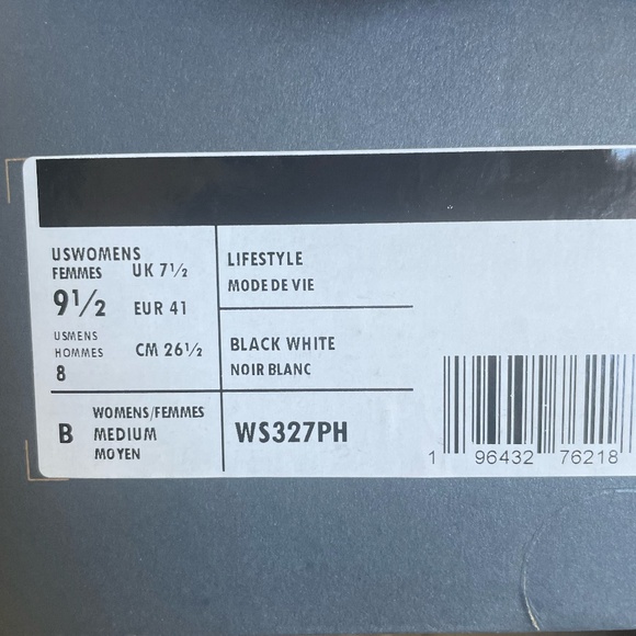 New Balance 327 - Women's 9.5 - Black and Sea Salt - Picture 7 of 8